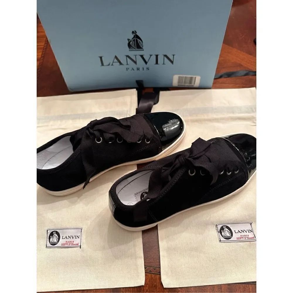 Lanvin low top black sneaker size EU35 brand new